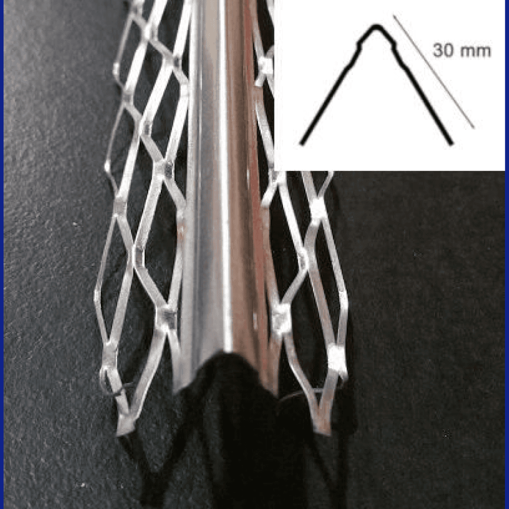 GUARDAVIVO YESO GALVANIZADO MALLA