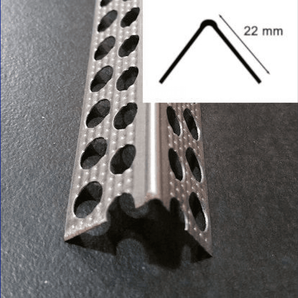 PERFIL ANGULO ALUMINIO PERFORADO