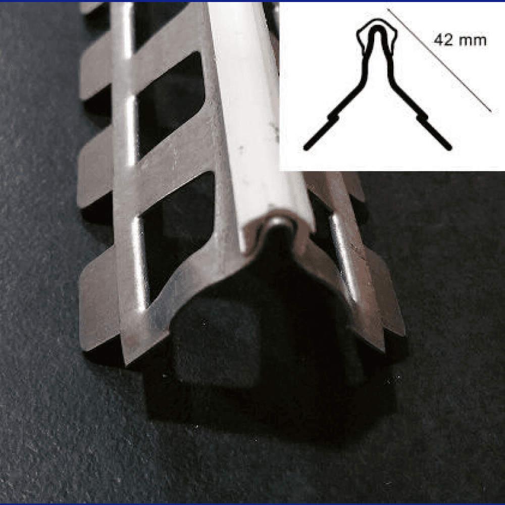 GUARDAVIVO YESO EXTERIOR GALVANIZADO