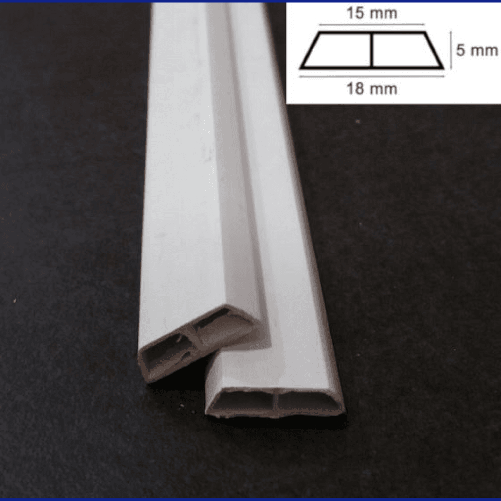 JUNQUILLO PVC MONOCAPA BLANCO