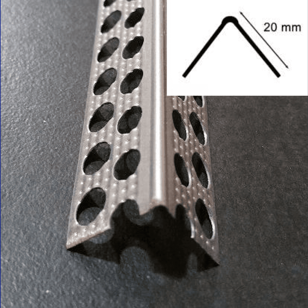 PERFÍL ÁNGULO ACERO GALVANIZADO PERFORADO